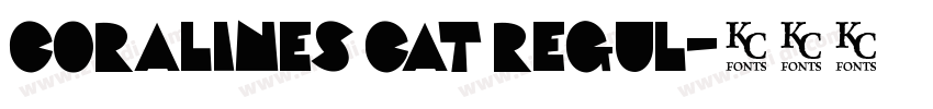 Coralines Cat Regul字体转换